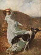 Charles Wellington Furse Diana of the uplands oil painting artist